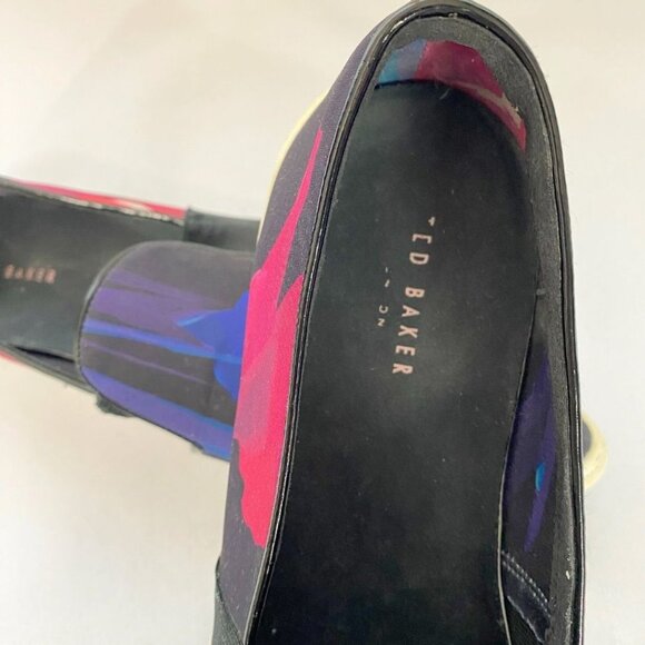 TED BAKER FLORAL POINTED TOE FLATS - 9 - Picture 8 of 8